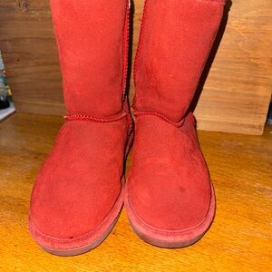 Bear paw  Red Winter Boots